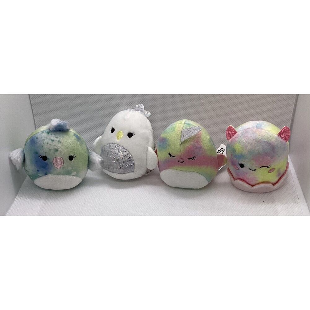 Set Of 4 mini squishmallows Squishville 2 in